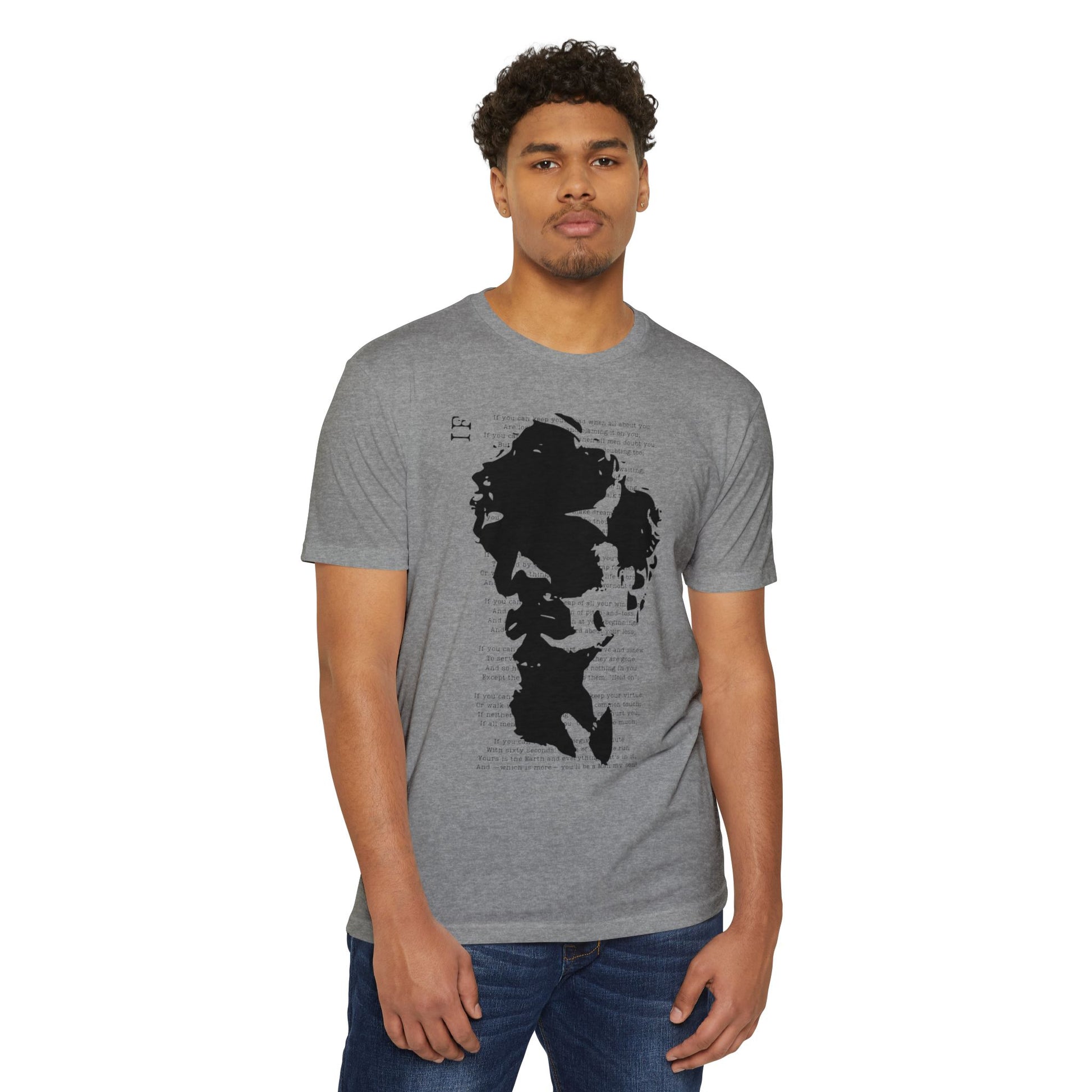 IF grey tee mockup