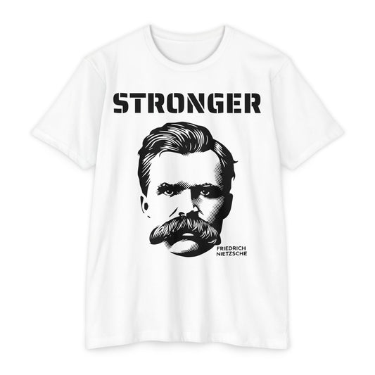 What does not kill me makes me stronger. White tee